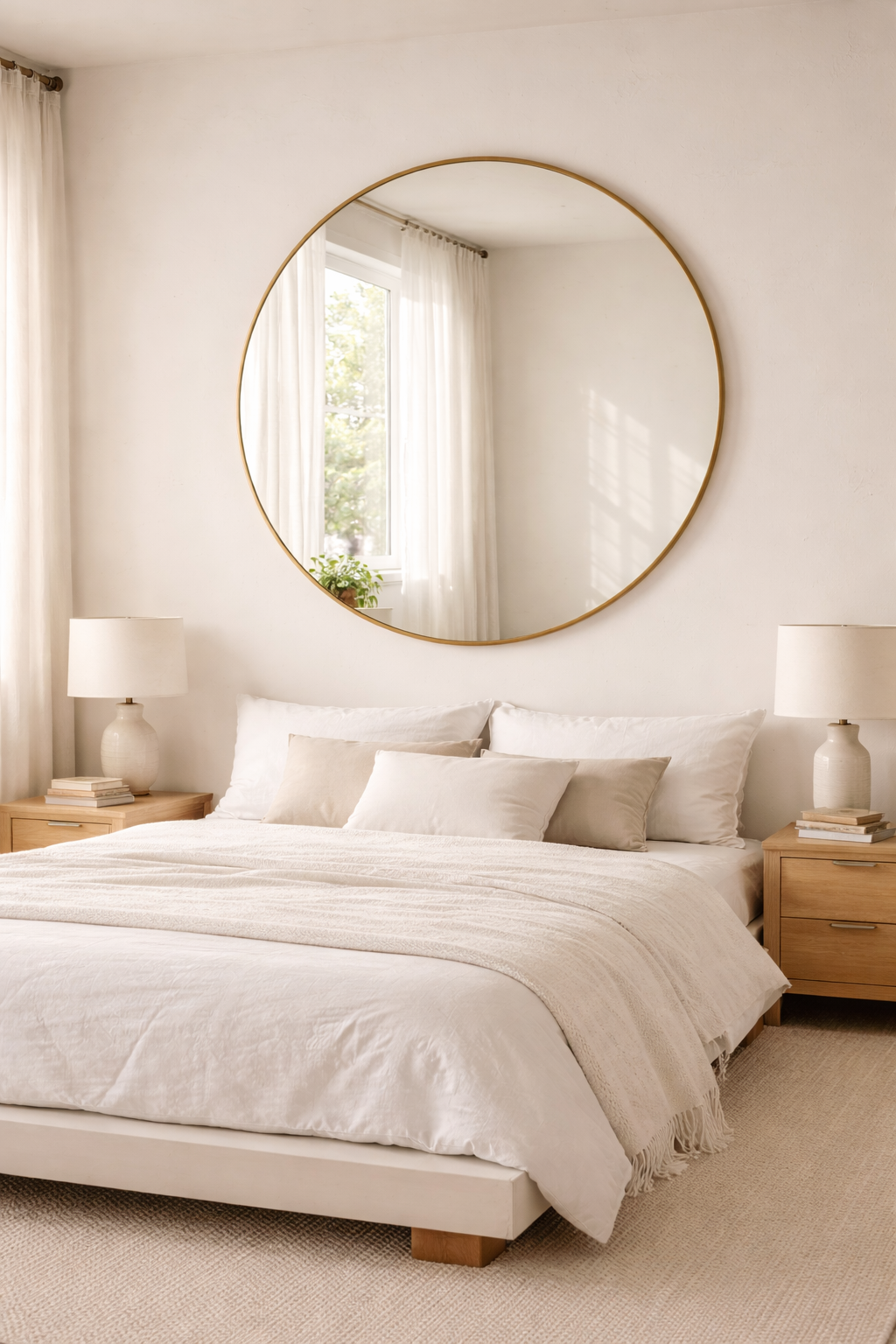 Oversized Round Mirror