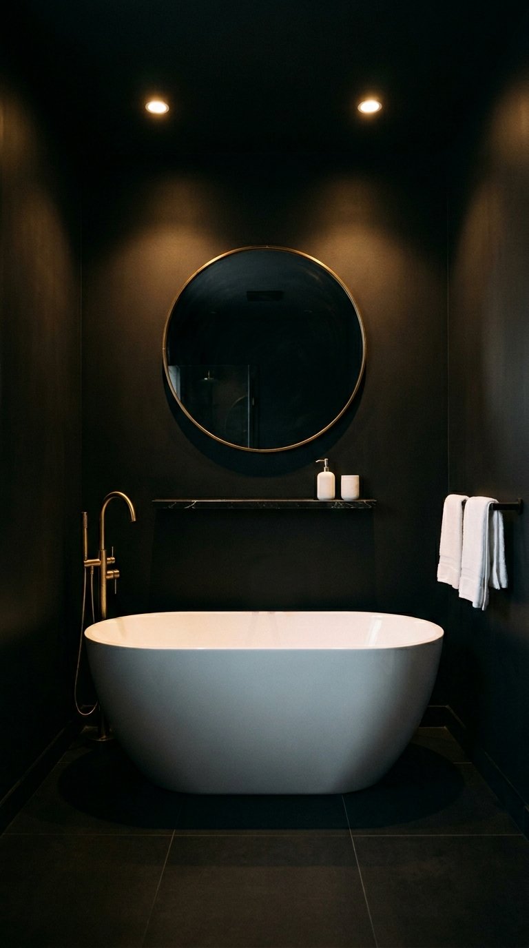 Paint All Four Walls in Matte Black