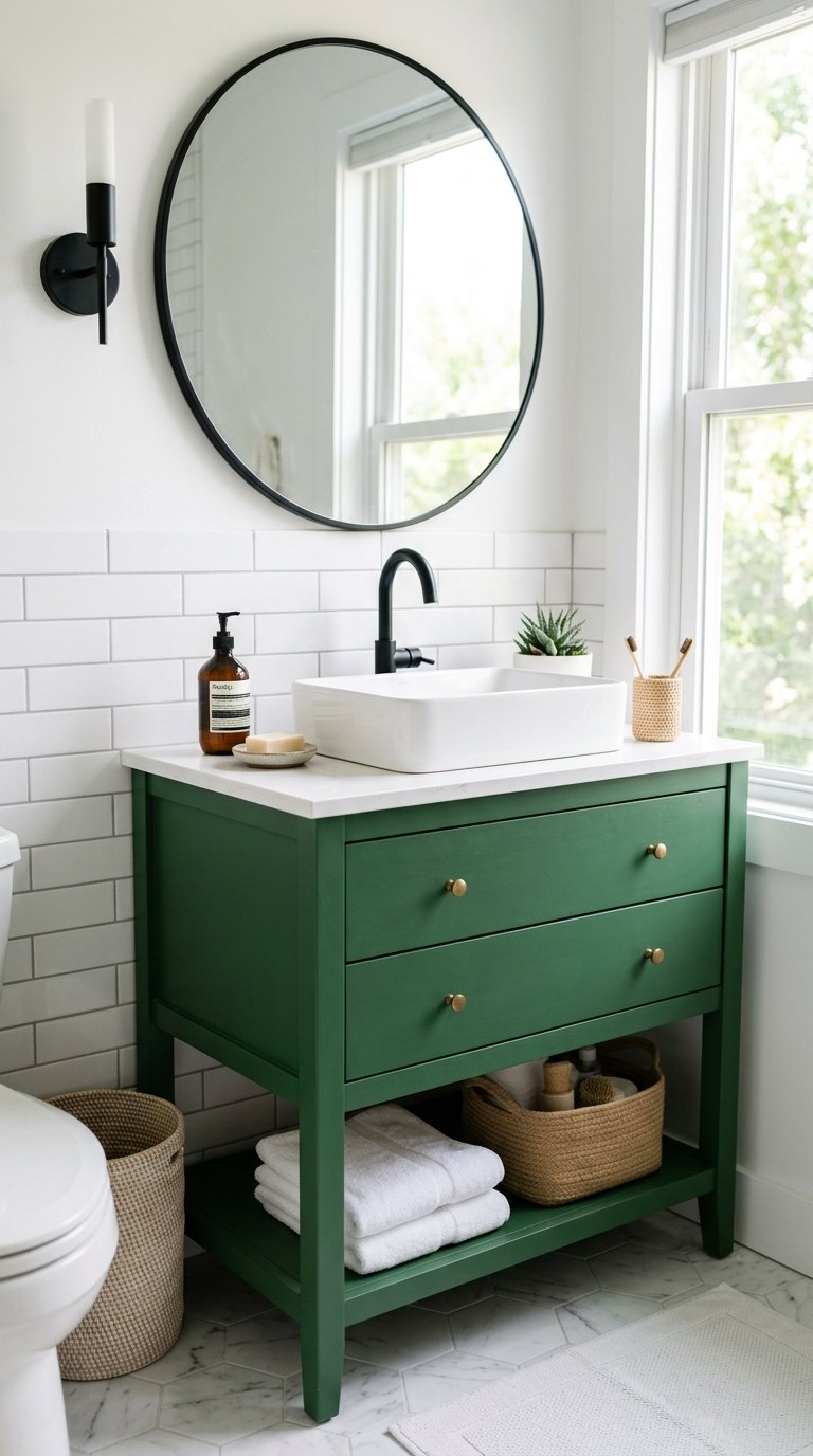 Paint Just the Vanity Green