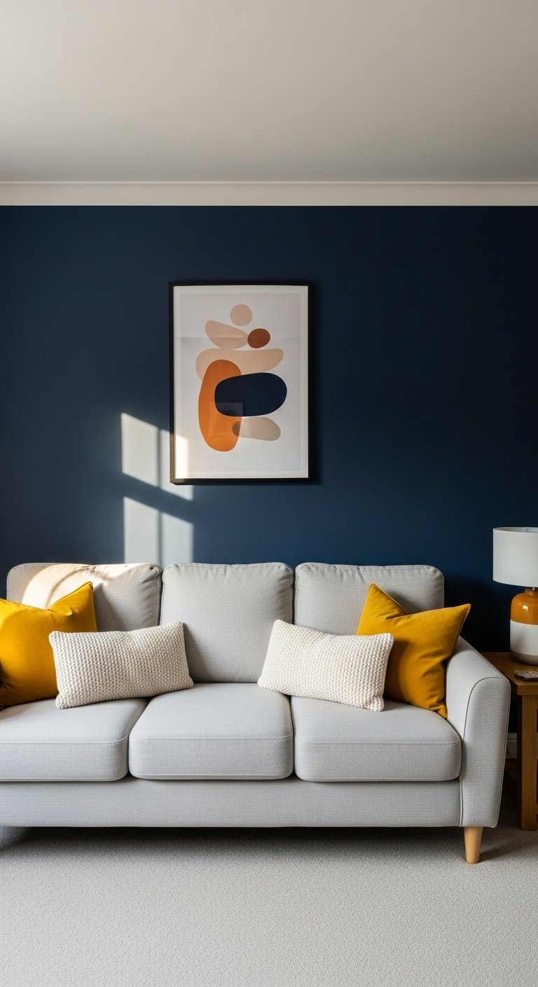 Paint One Wall in a Deep, Saturated Color