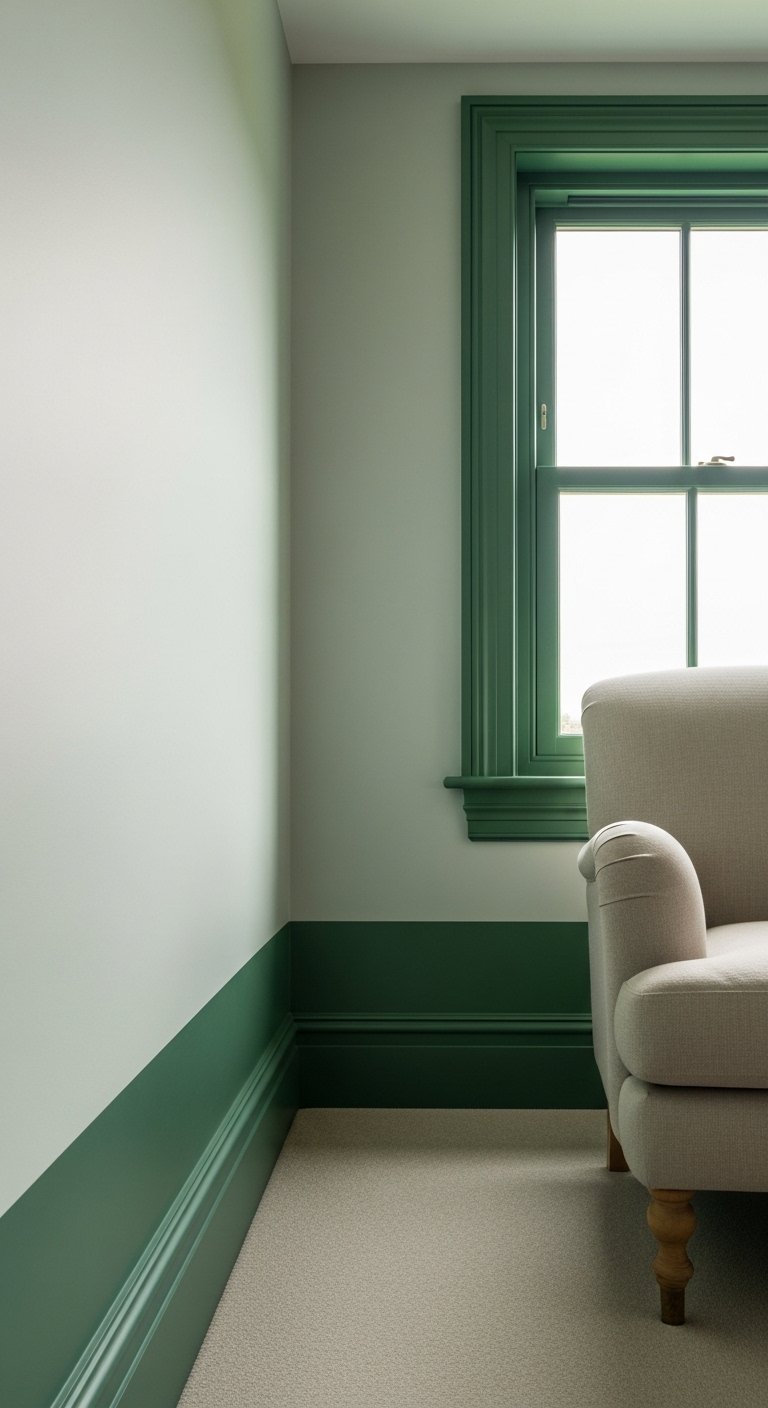 Paint the Woodwork in a Contrasting Color