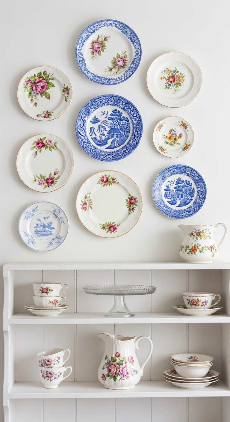 Painted China and Ceramic Displays