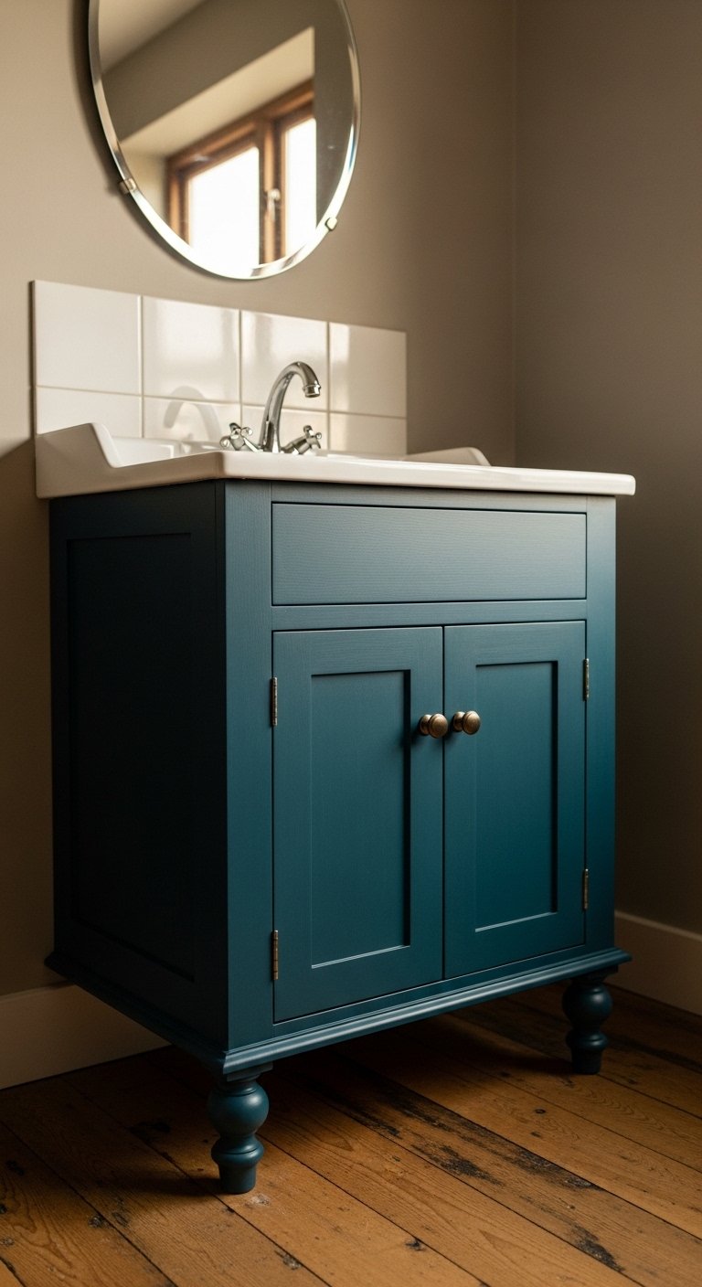 Painted Solid Wood Cabinet