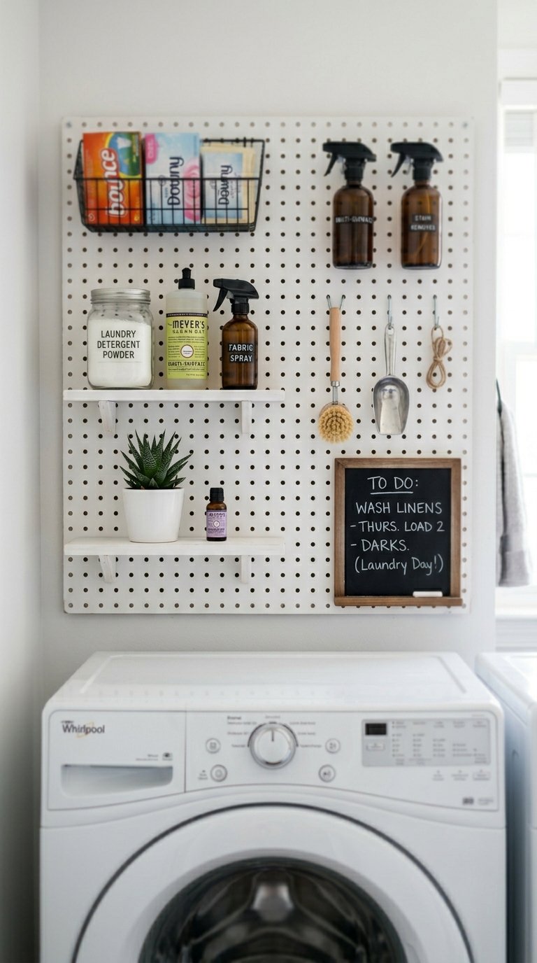 Pegboard Shelf System