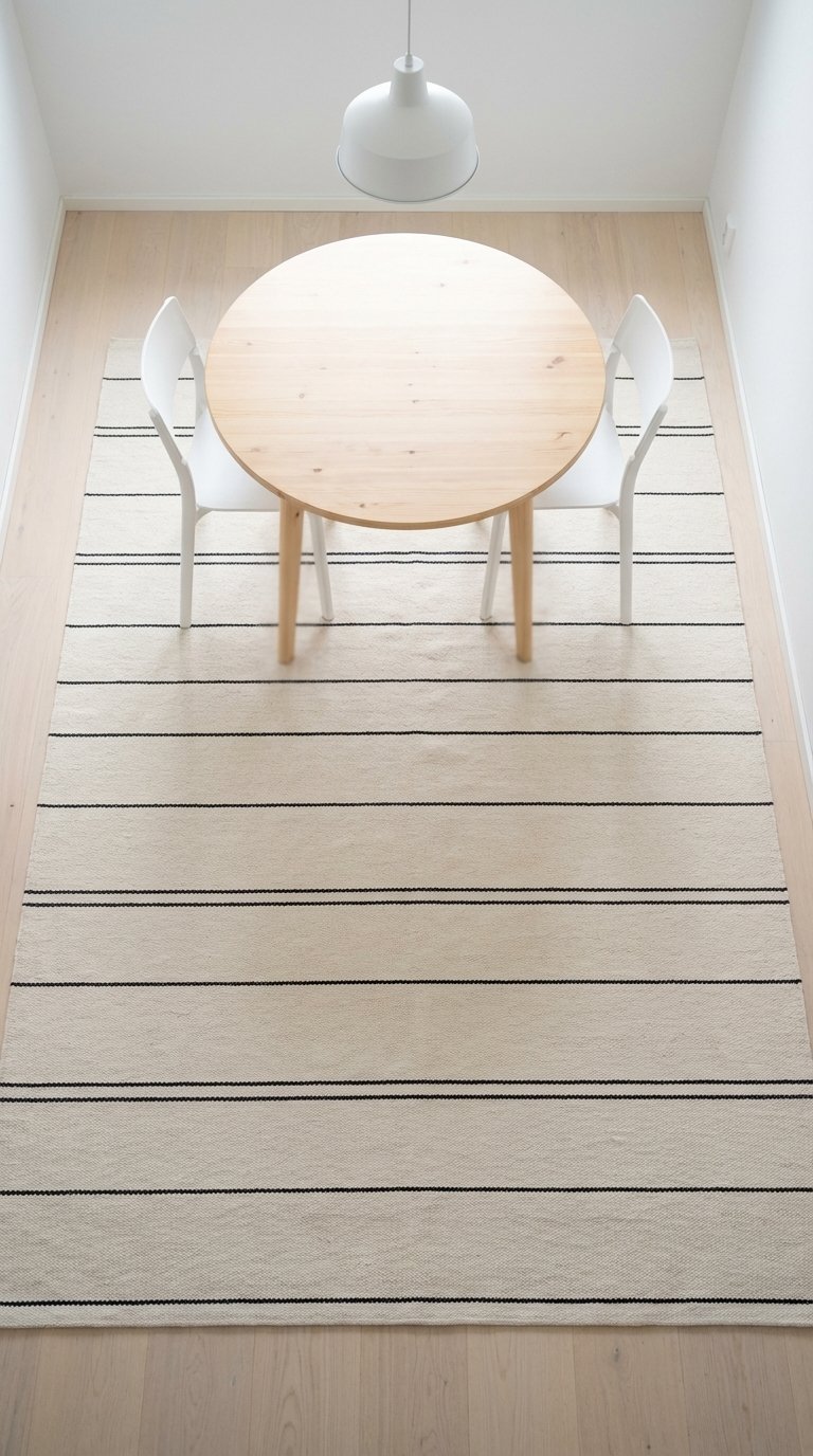 Scandi-Inspired Minimalist Rug