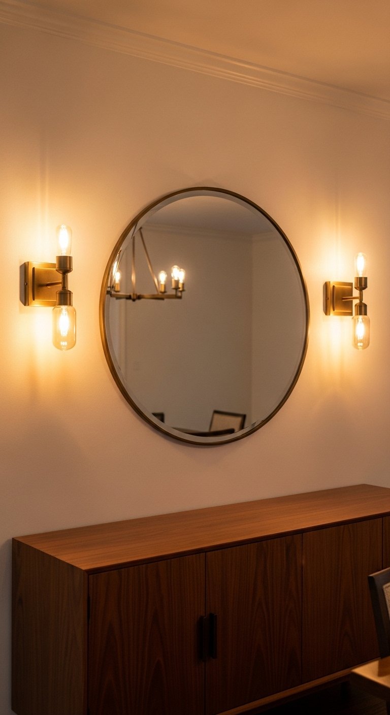 Sconce Lighting on the Walls
