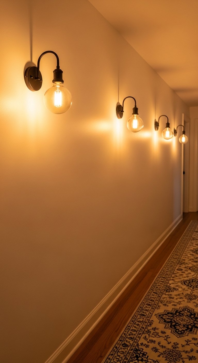 Sconce Lighting on the Walls