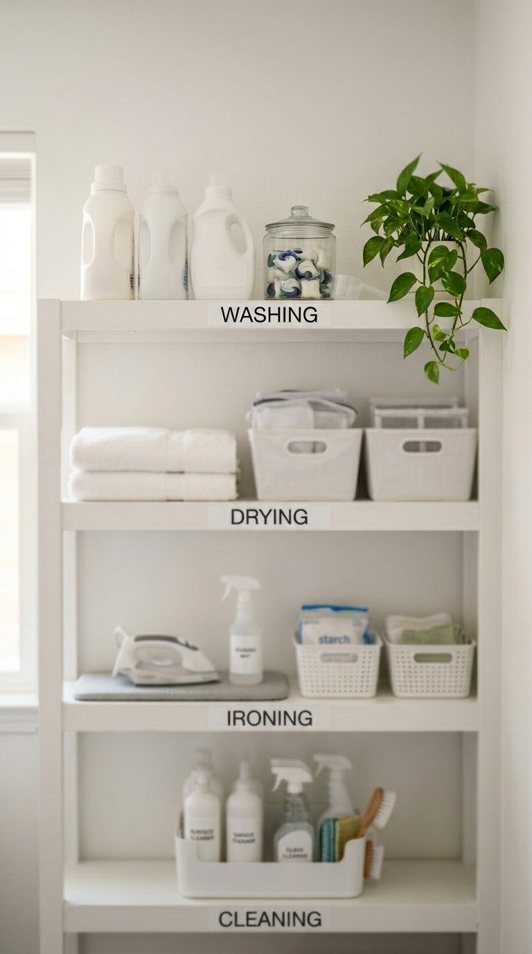 Shelves with Label Zones