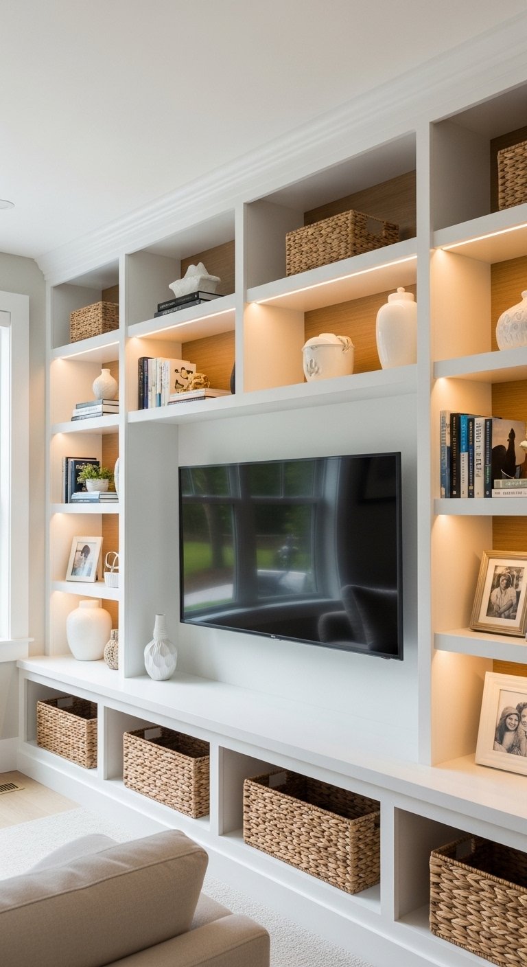 Shelving Around the TV