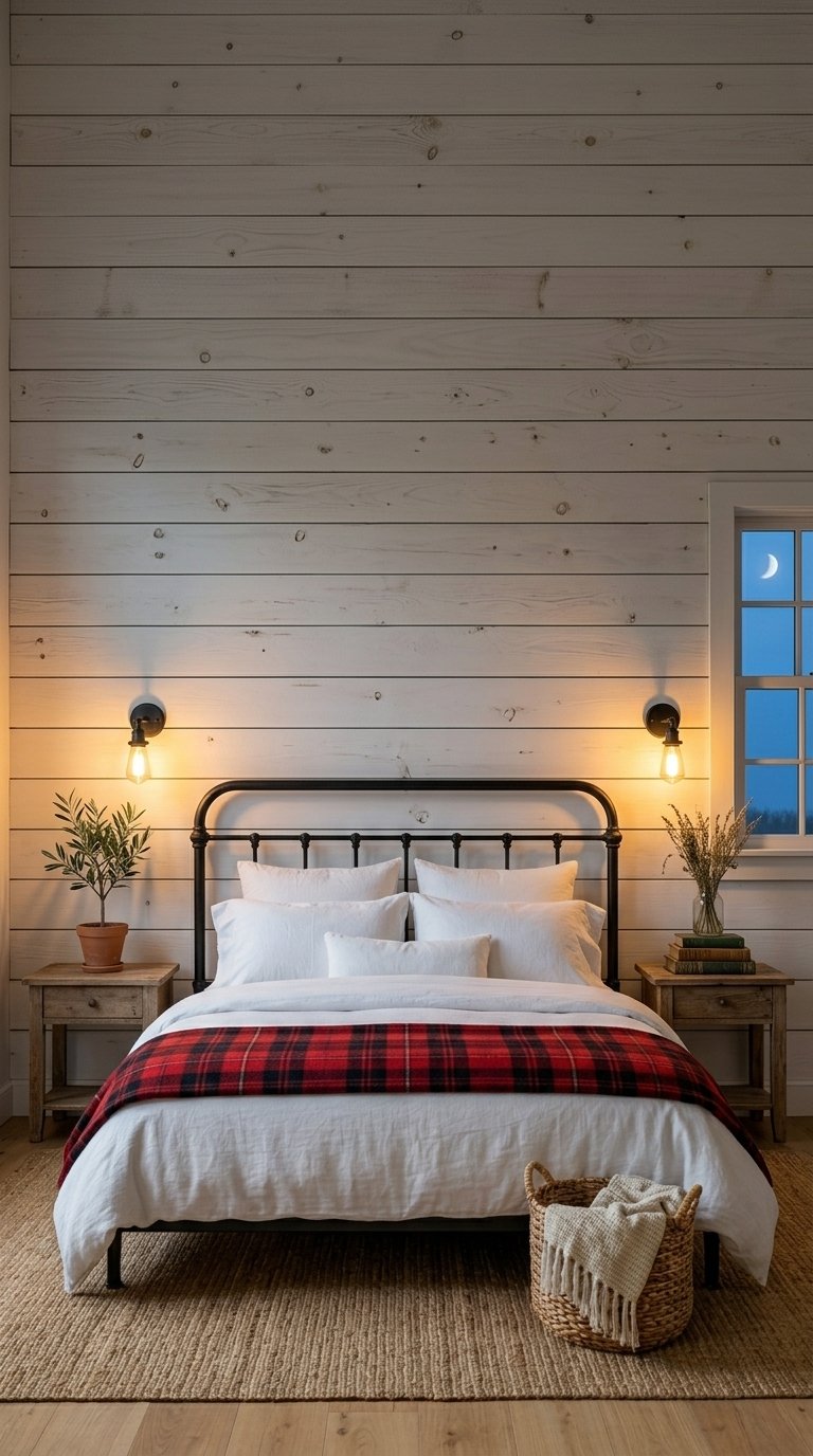 Shiplap or Wood Plank Accent Wall