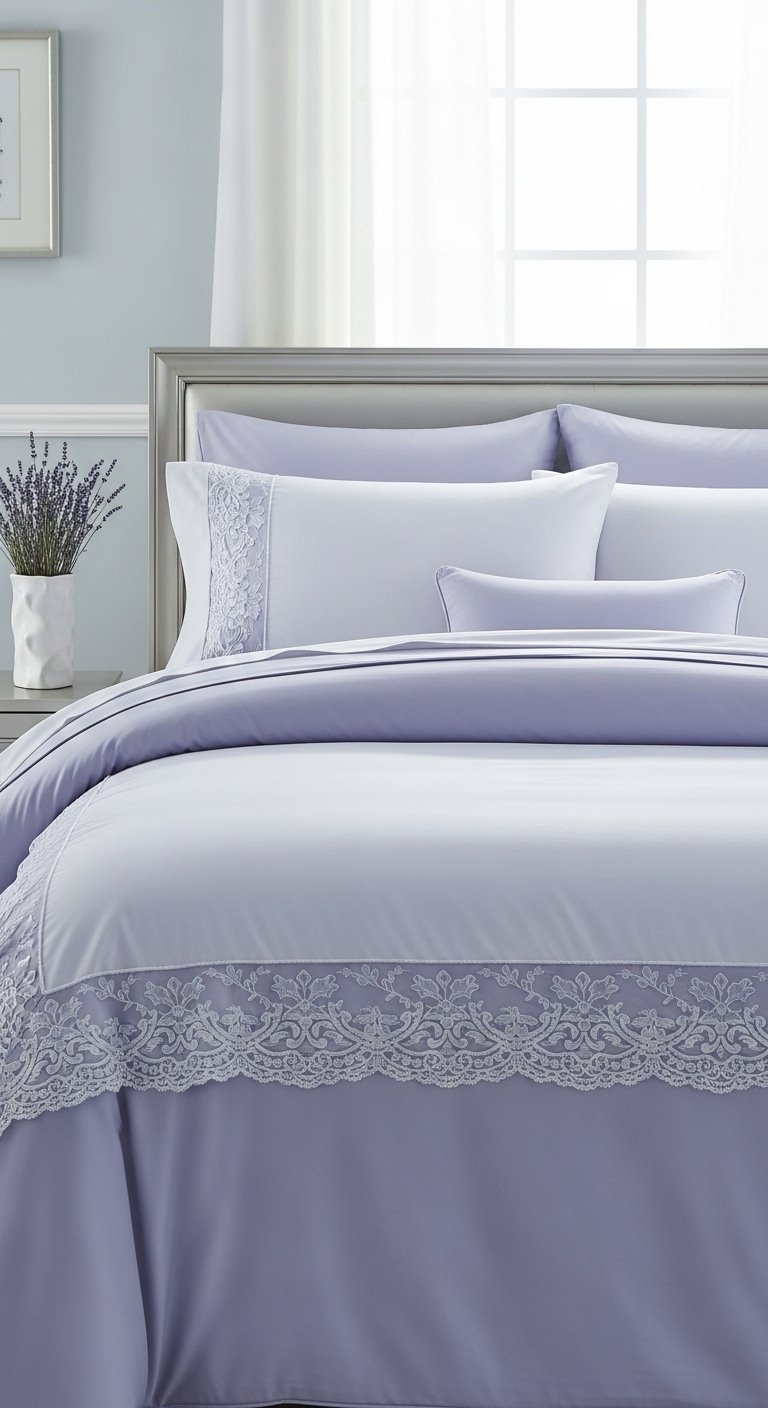 Soft Lavender and White Sets