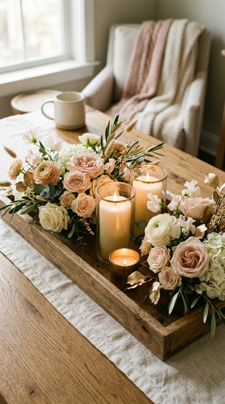Spring Candle Tray