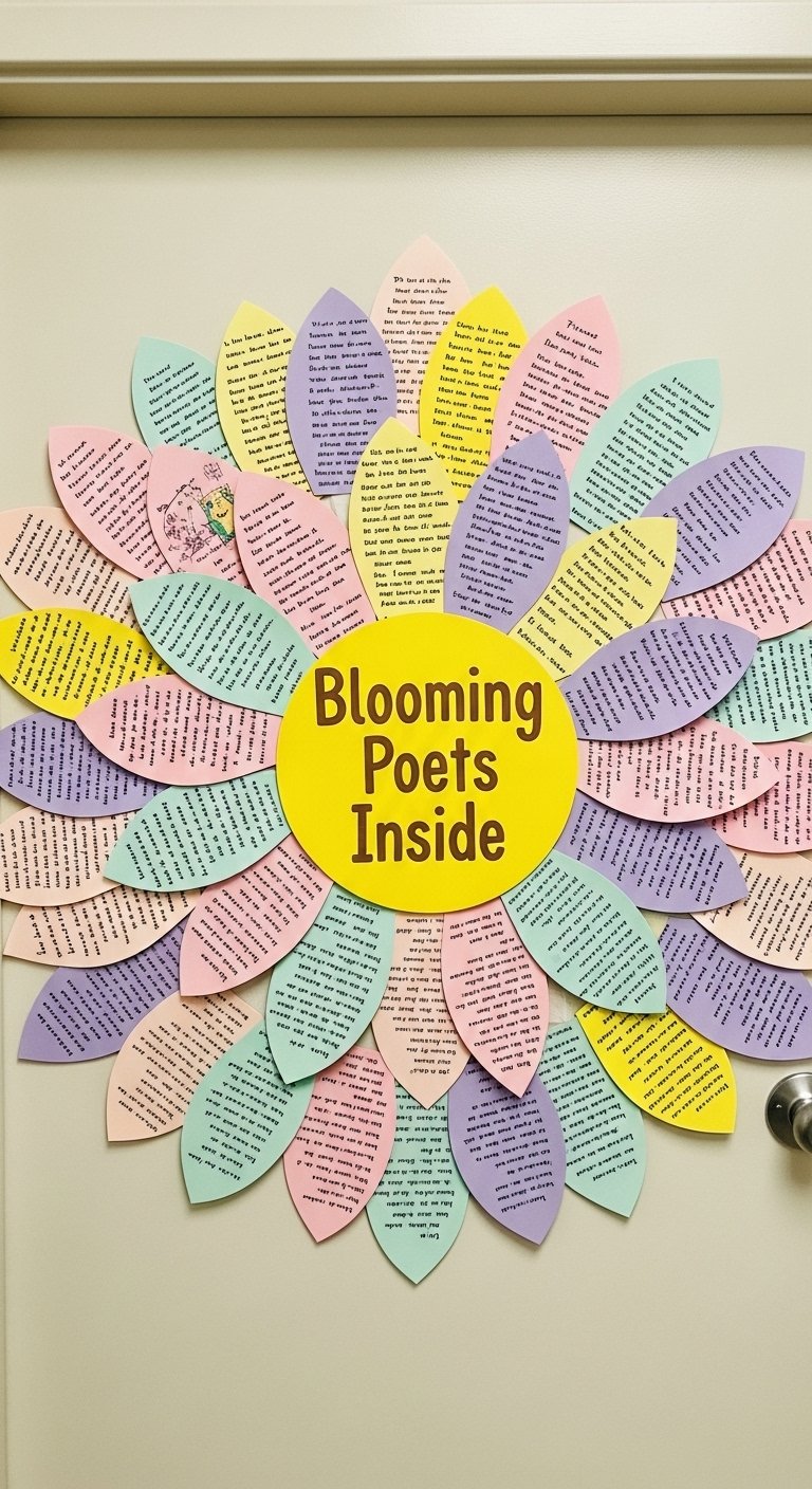 Spring Poetry Display Door