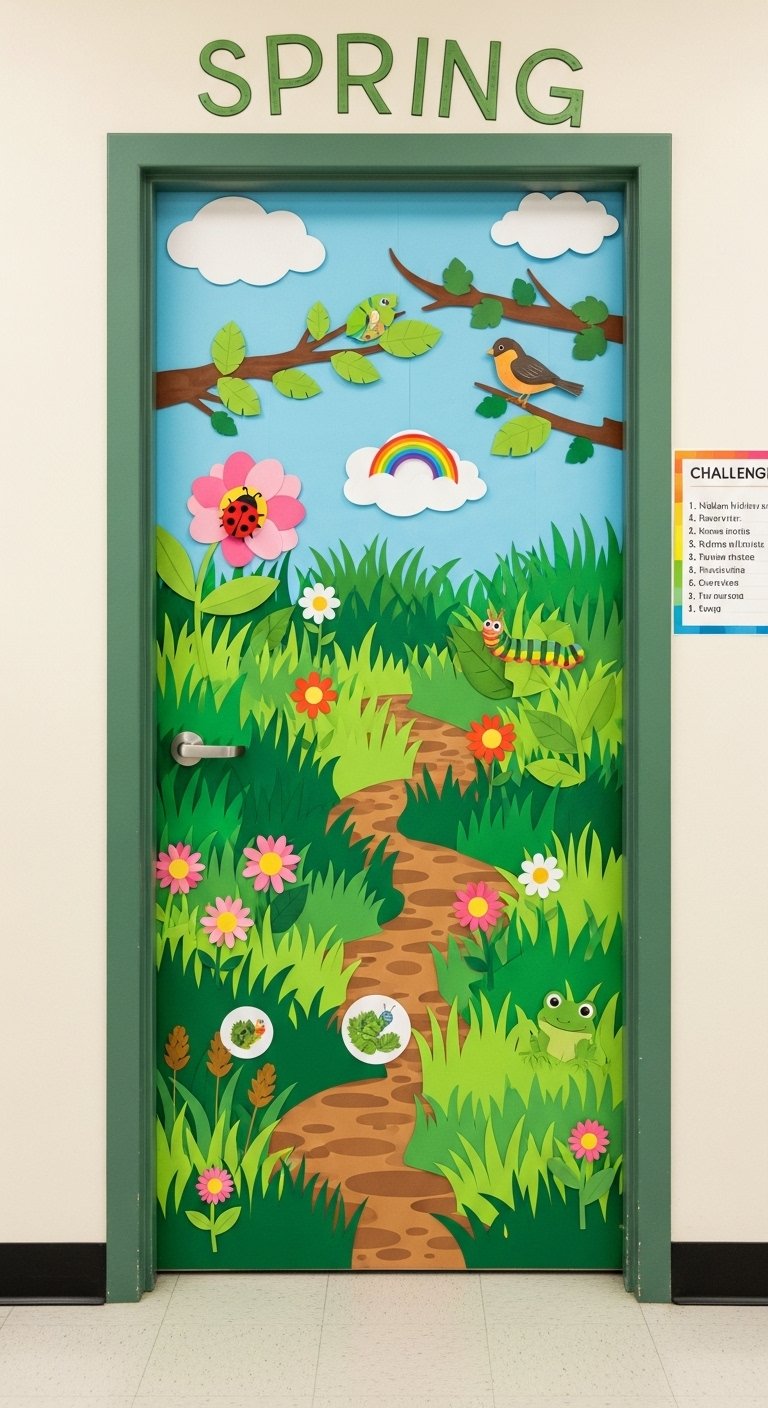 Spring Scavenger Hunt Door