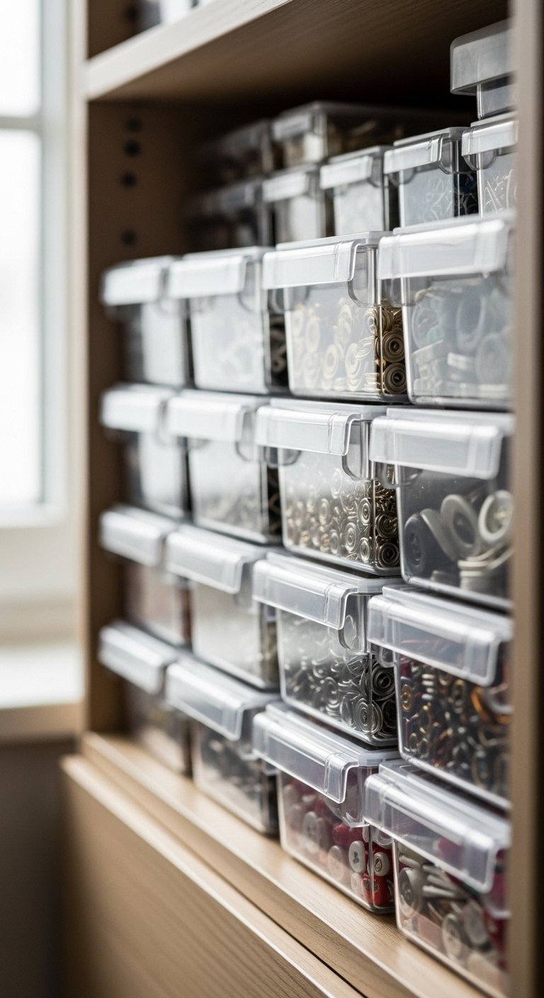 Stackable Bins for Small Items