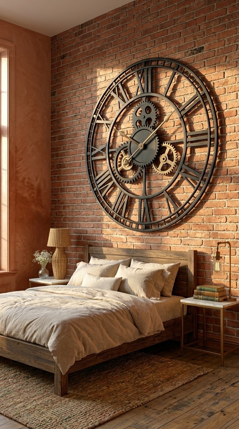 Statement Clock as Wall Decor