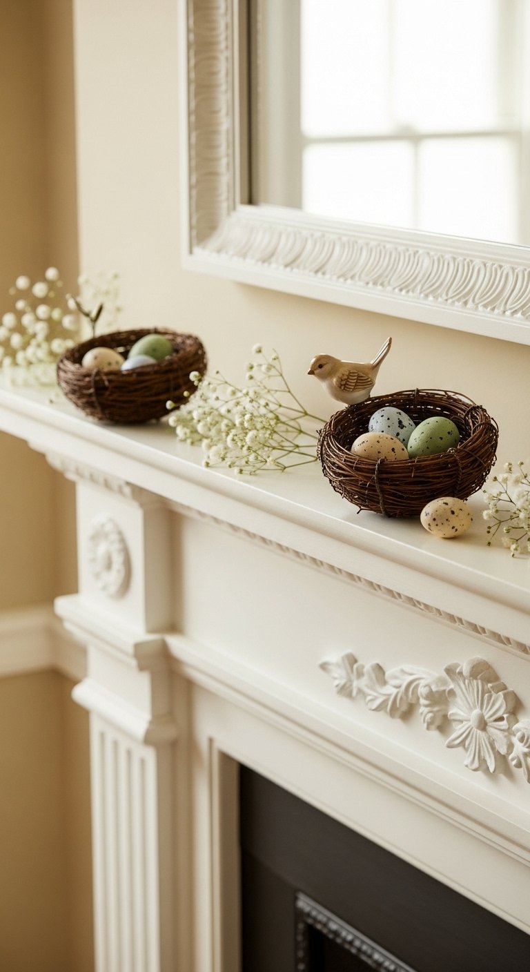 Style With Nesting Birds and Eggs