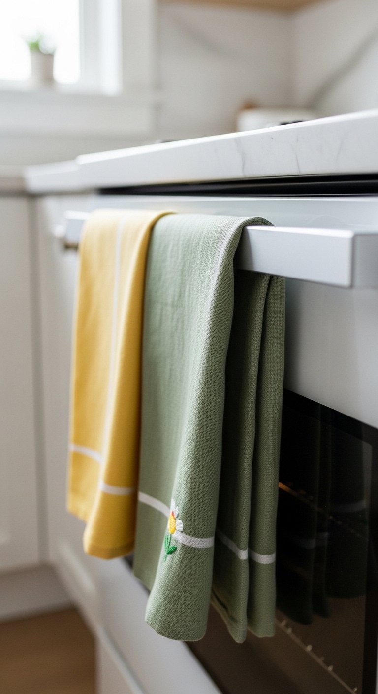 Swap Your Dish Towels for Spring Colors