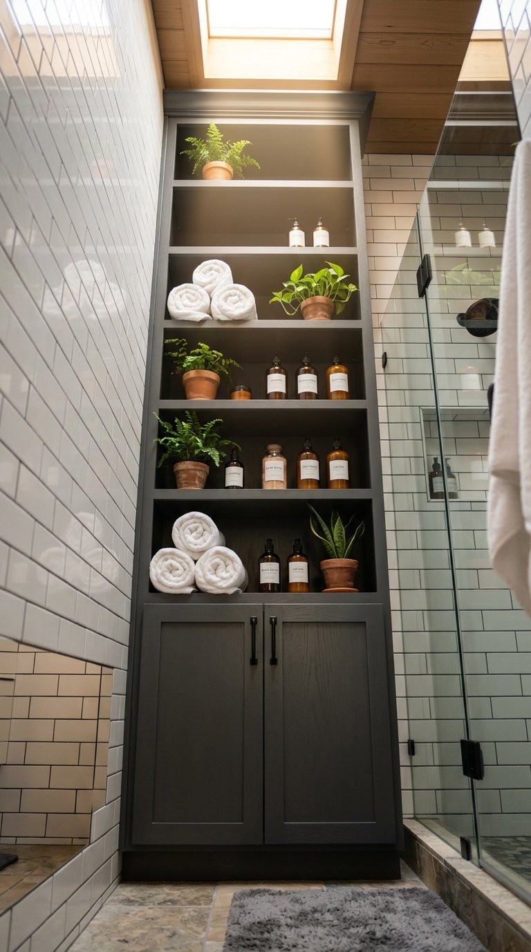 Tall Bathroom Storage Cabinet