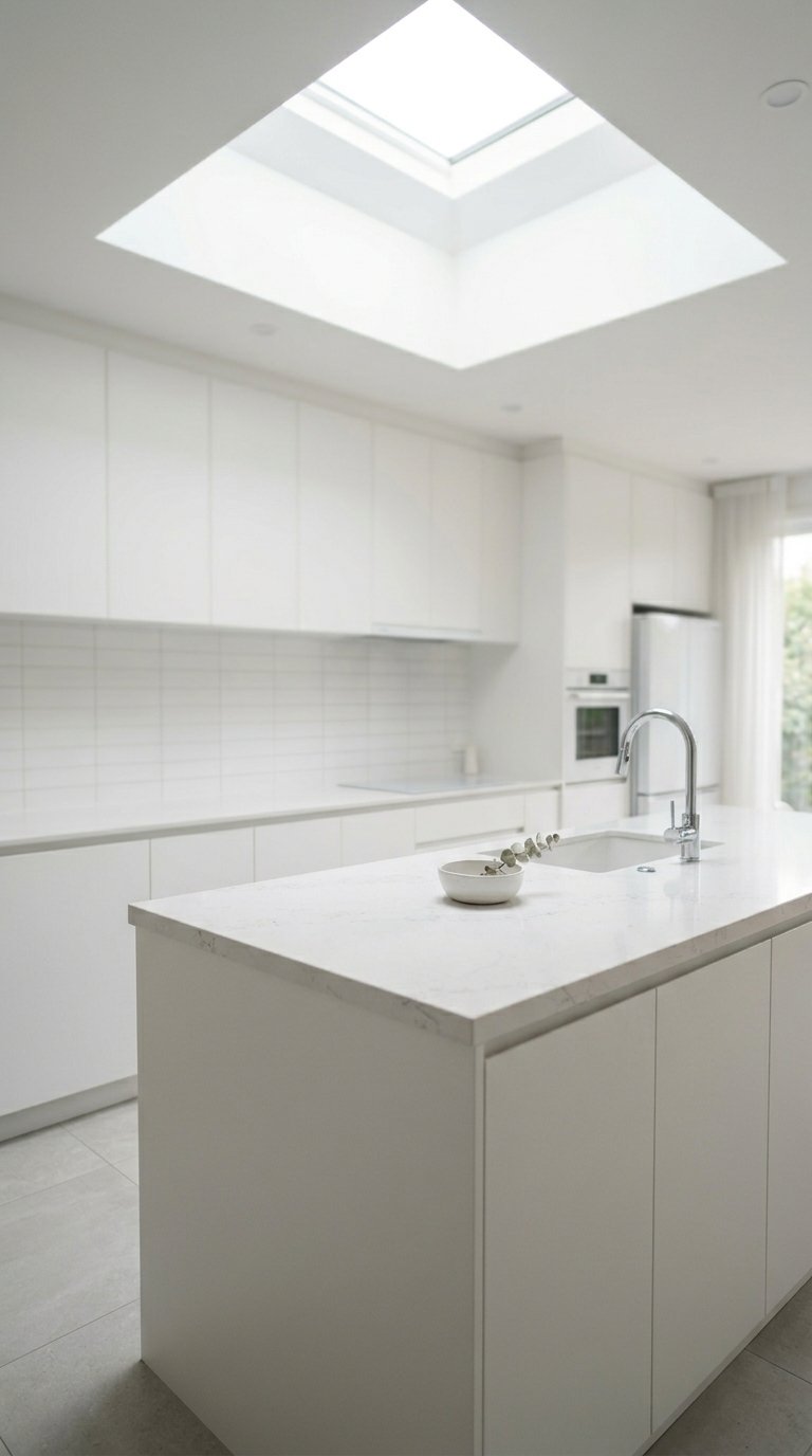 The All-White Minimalist Kitchen
