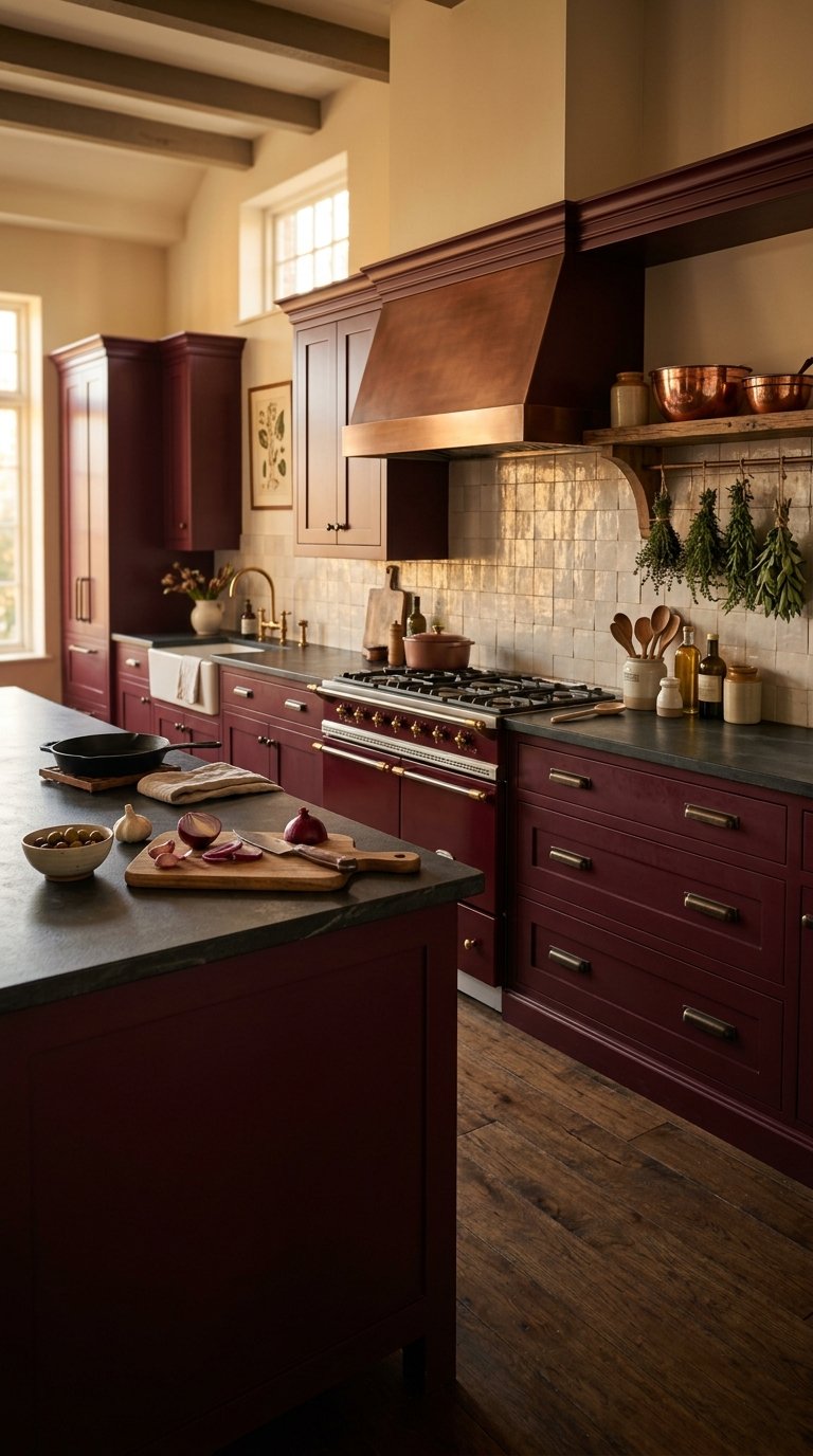 The Burgundy Kitchen