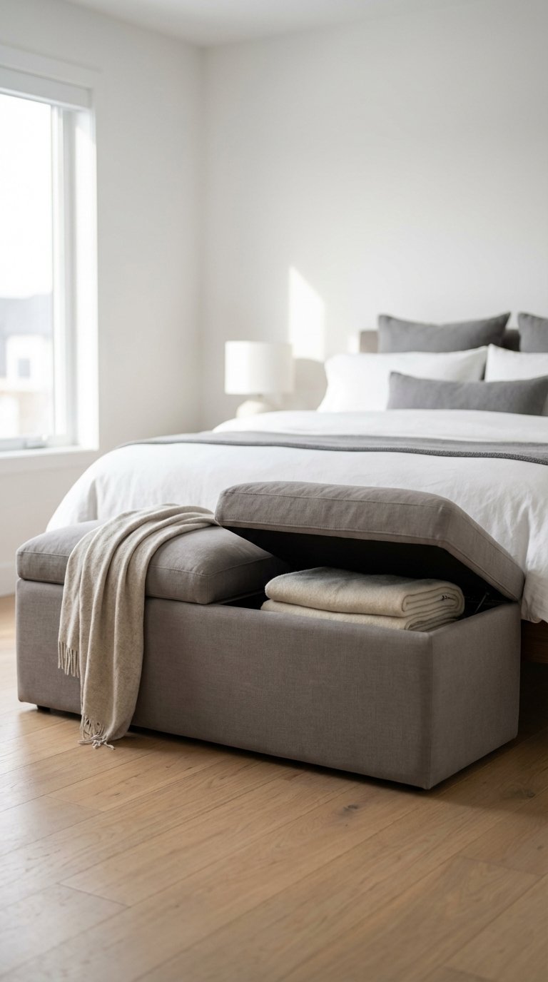 The Classic Upholstered Storage Bench