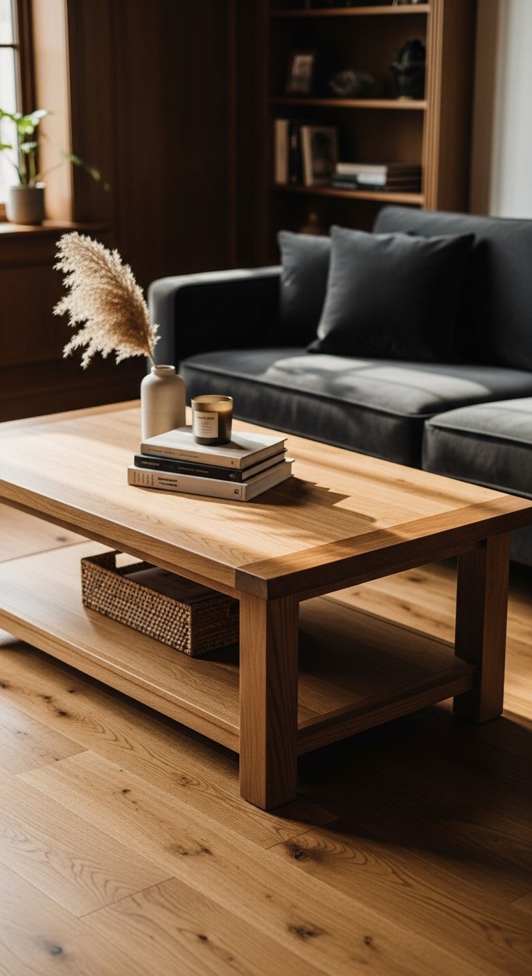 The Classic Wooden Coffee Table