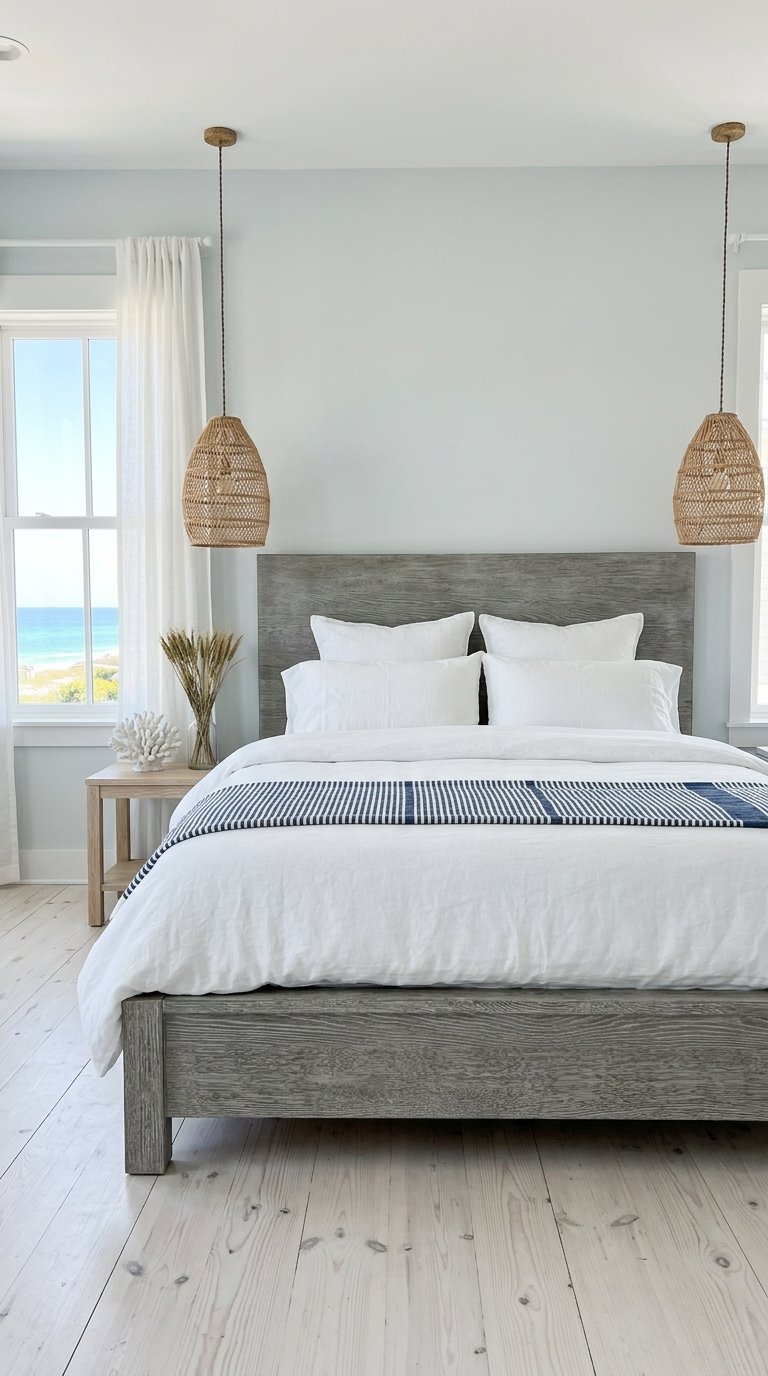 The Coastal Driftwood Bed Frame