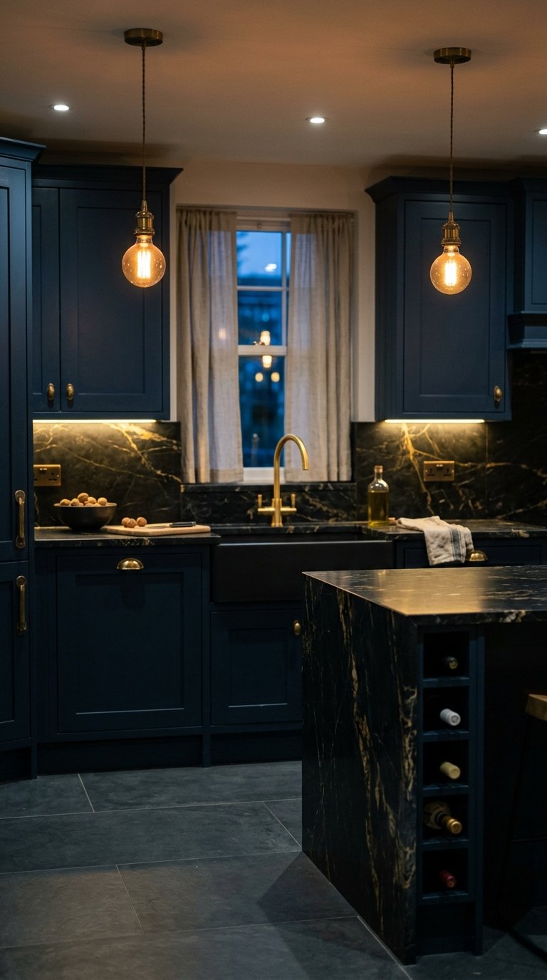 The Dark and Dramatic Kitchen