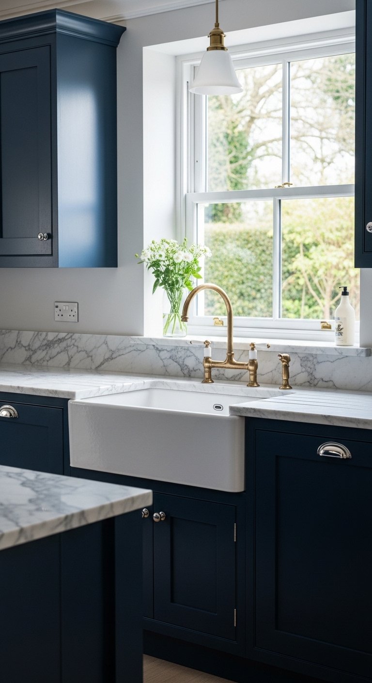 The Deep Navy Kitchen