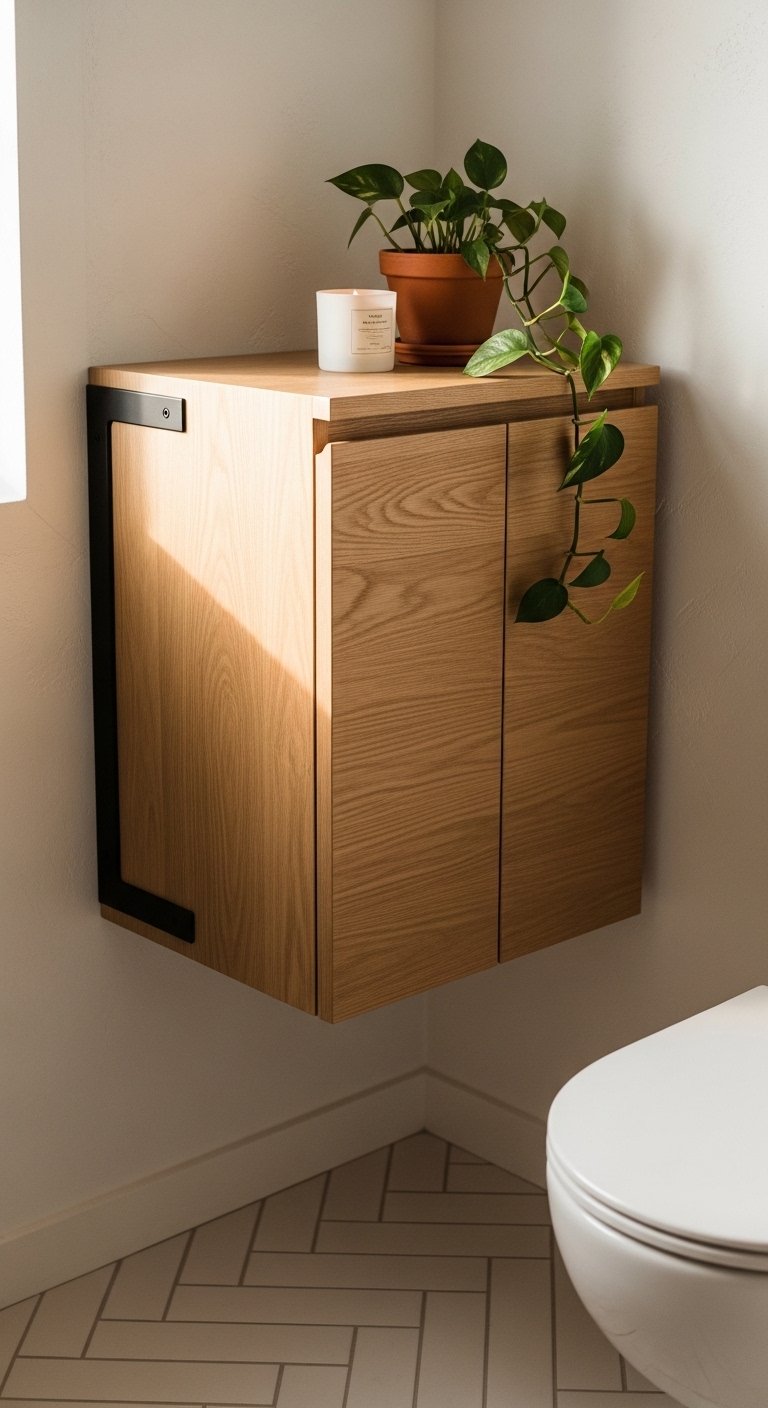 The Floating Wooden Cabinet