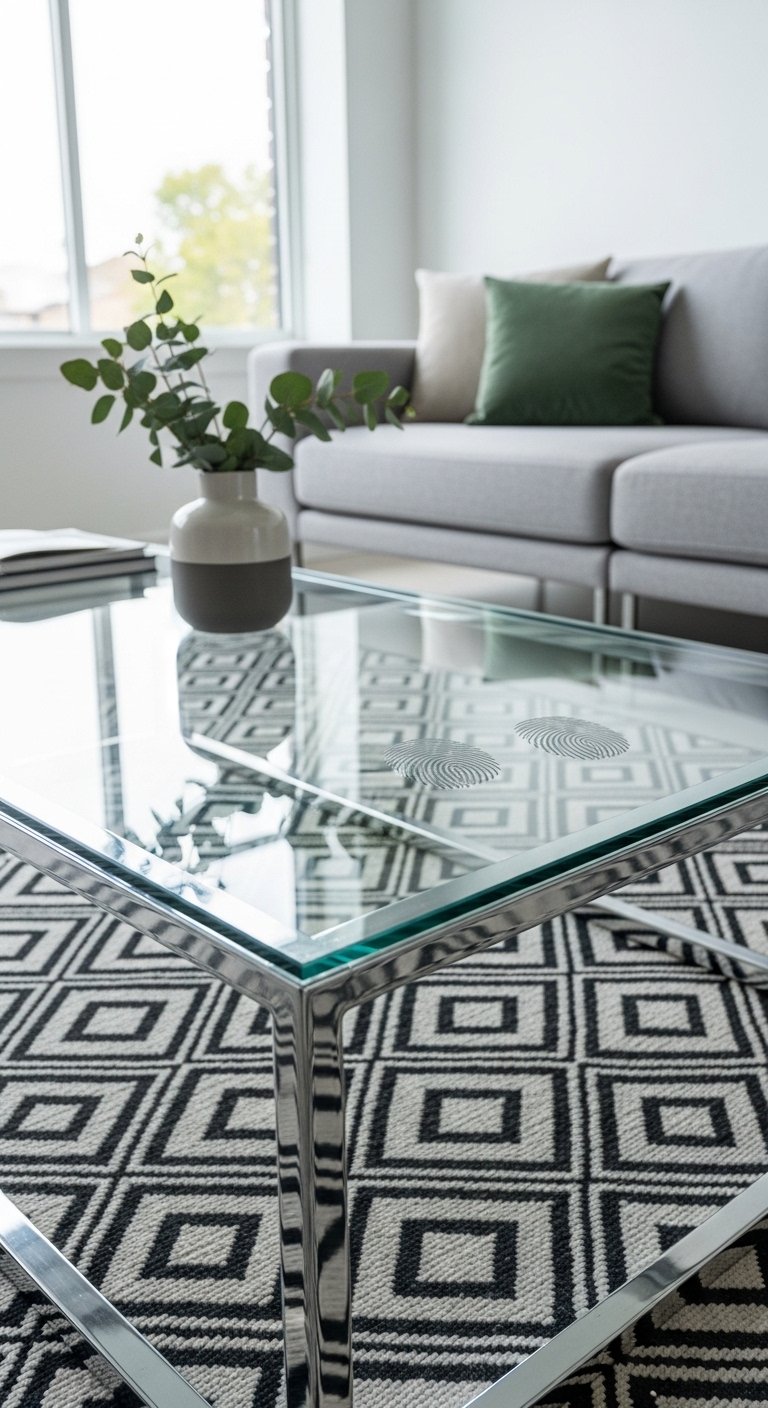 The Glass-Top Coffee Table