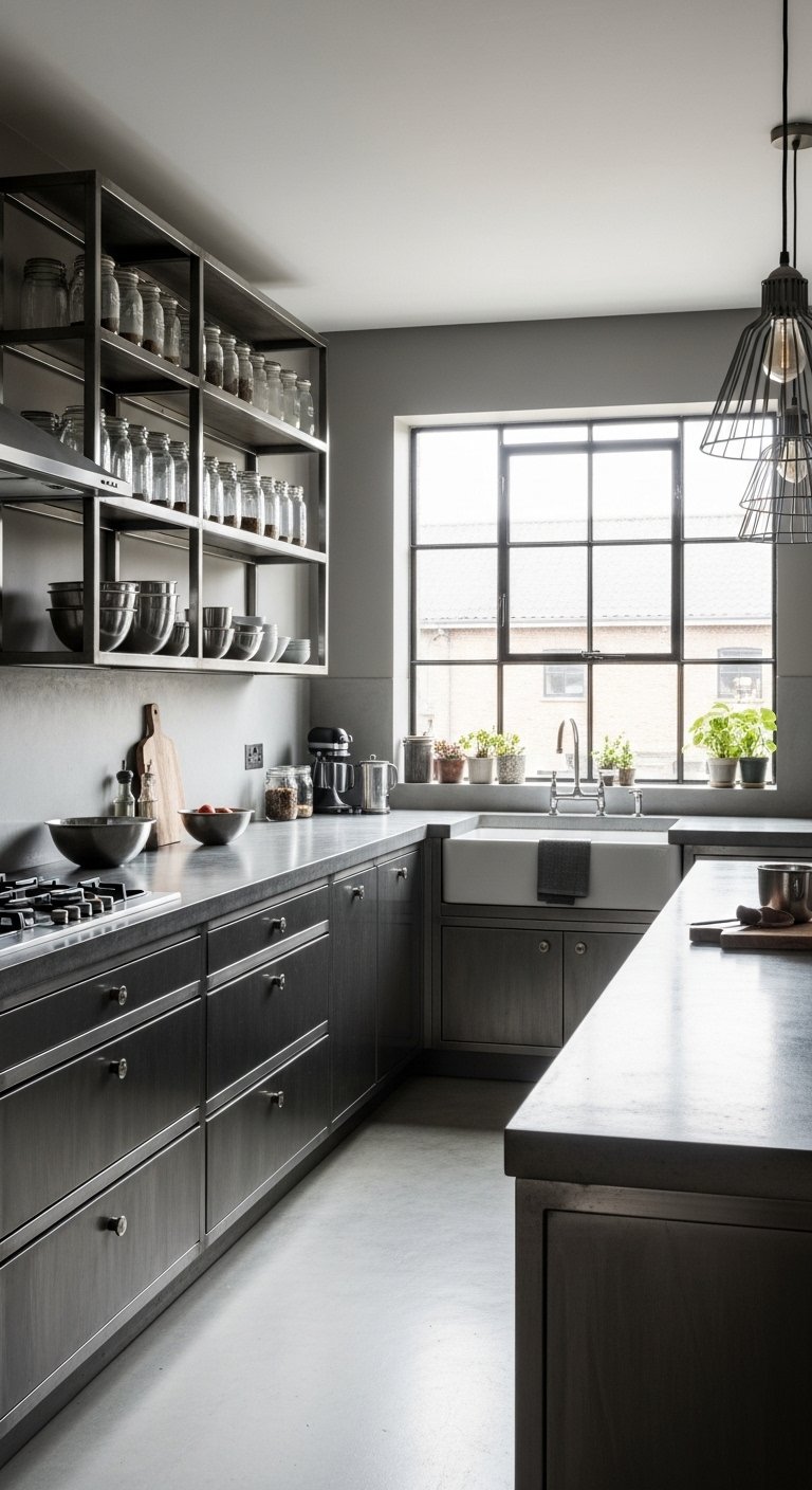 The Industrial Dark Kitchen