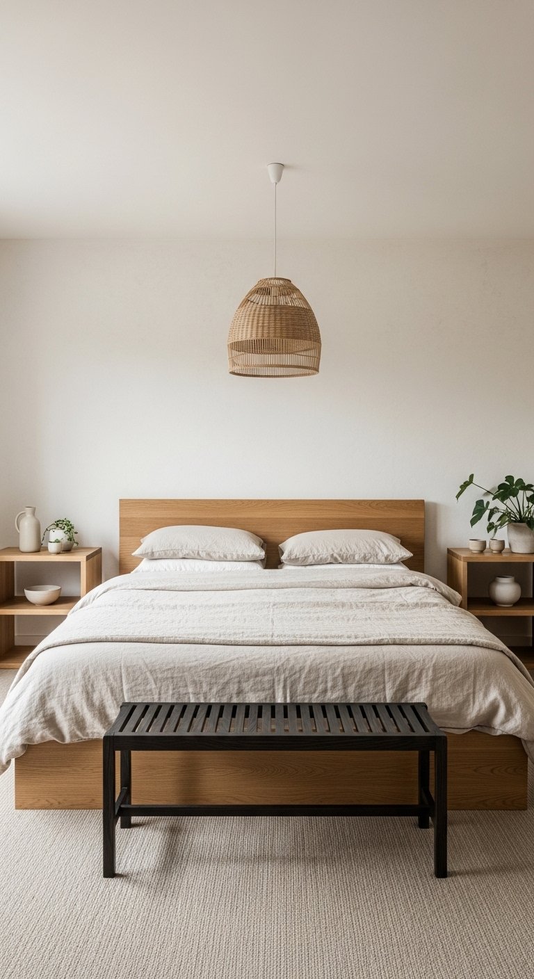 The Japandi Bedroom Setup