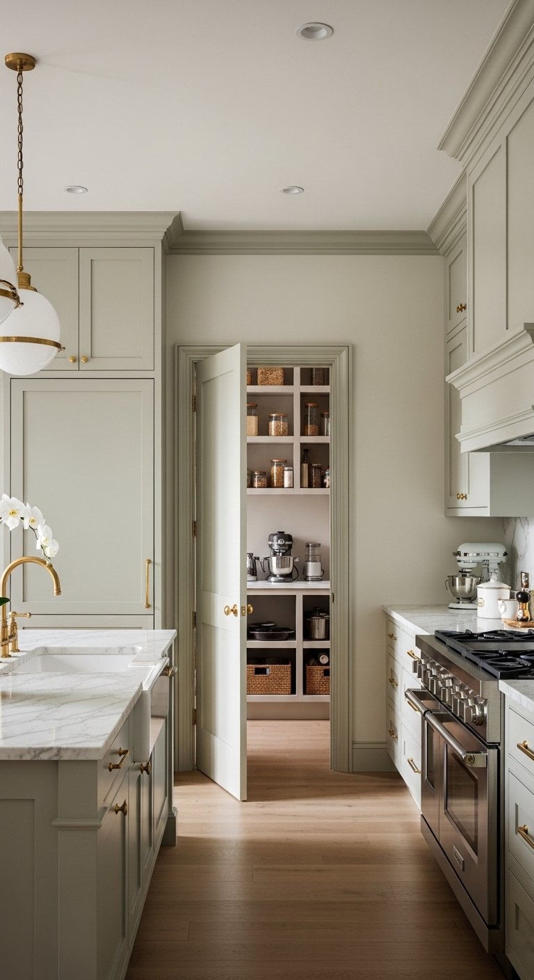 The Kitchen with a Hidden Butler's Pantry