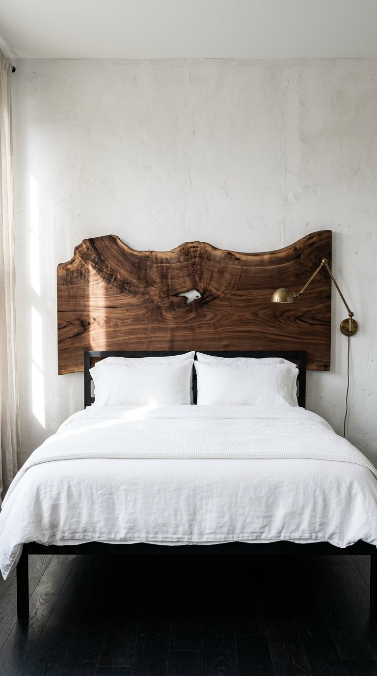 The Live Edge Wooden Bed