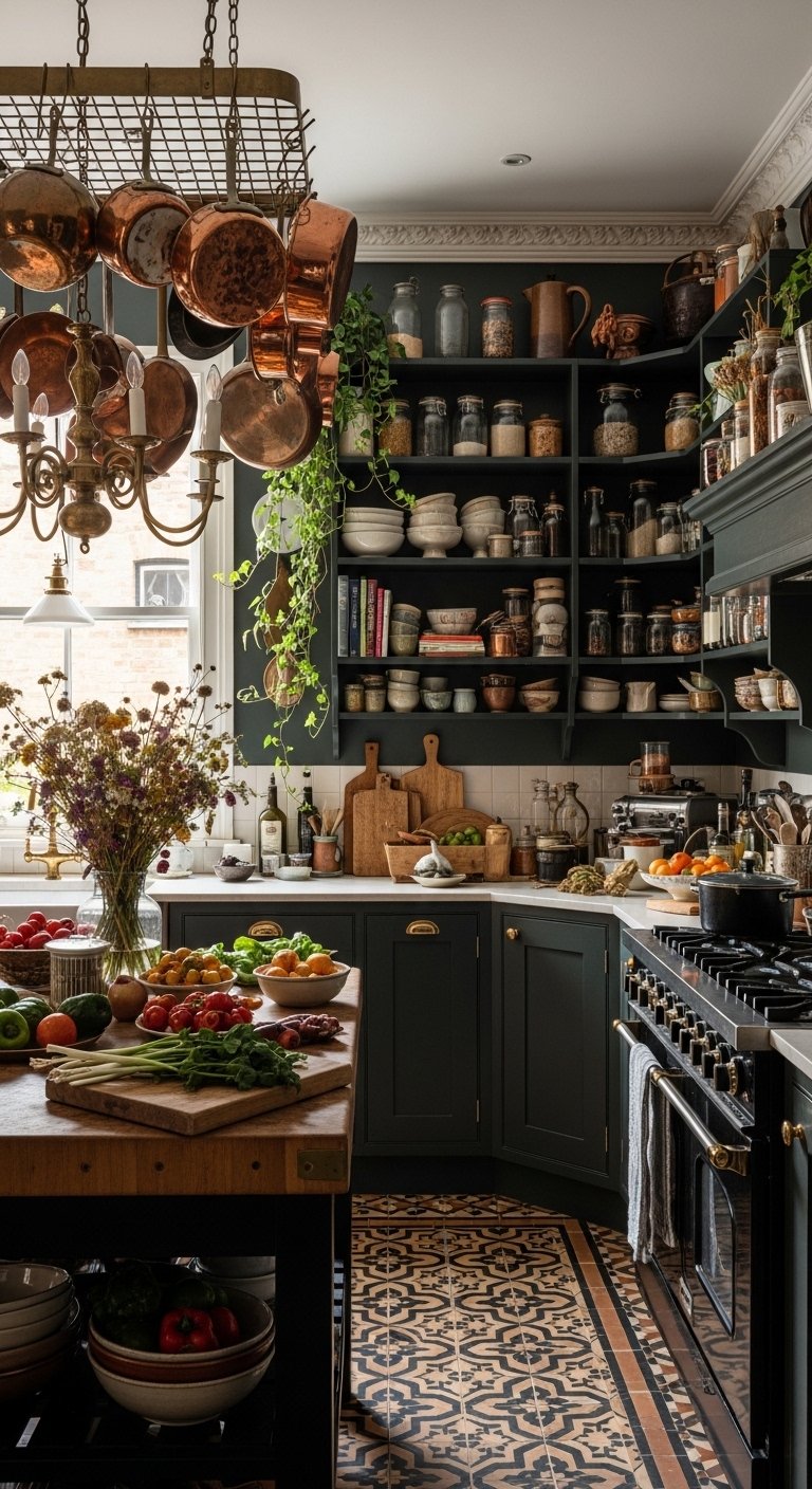 The Maximalist Dark Kitchen