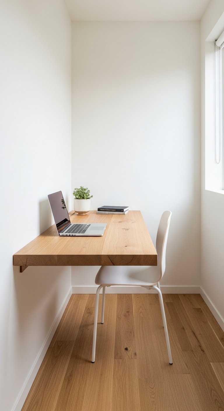 The Minimalist Floating Wall Desk
