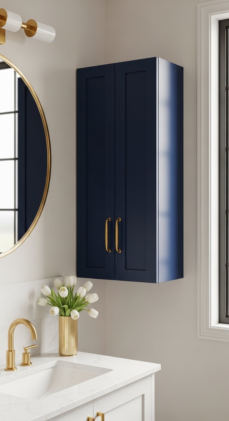 The Navy Blue Cabinet