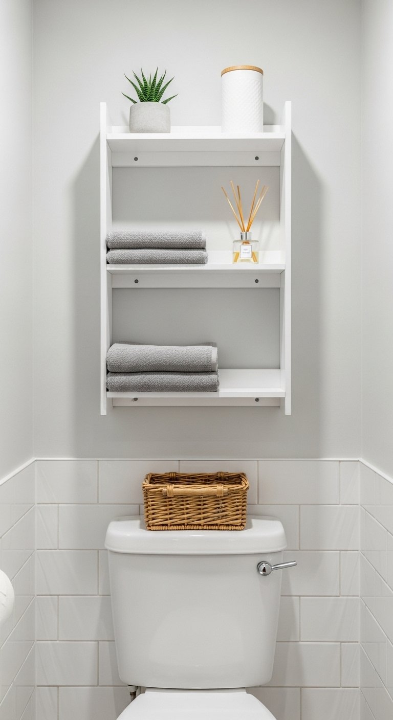 The Over-the-Toilet Shelf Unit