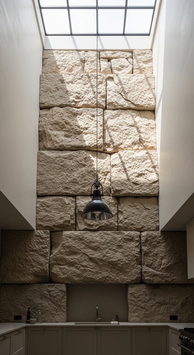 The Rough Hewn Stone Wall