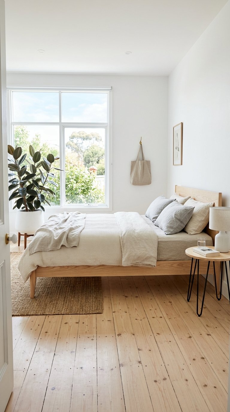 The Scandinavian Wooden Bed
