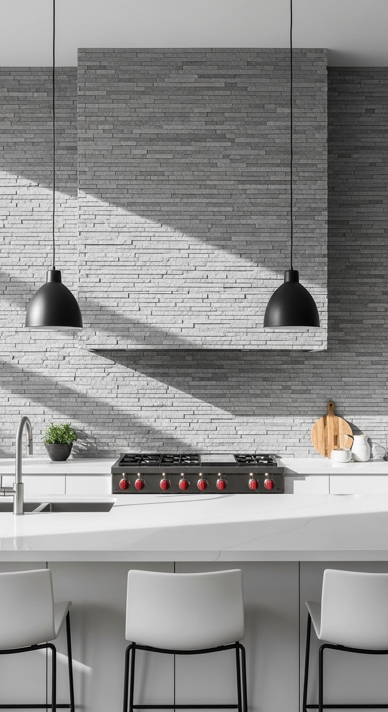 The Stacked Stone Accent Wall