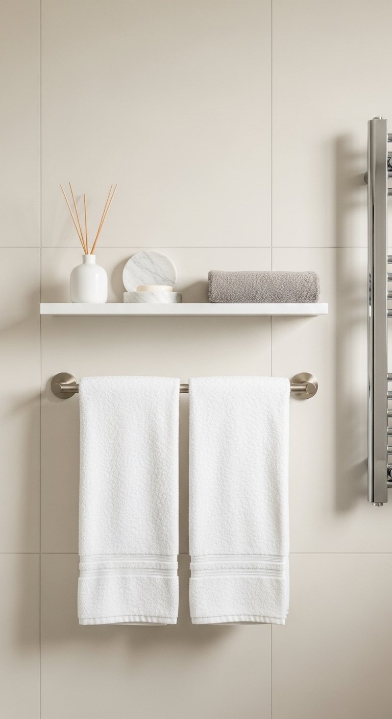 The Towel Rail Shelf Combination