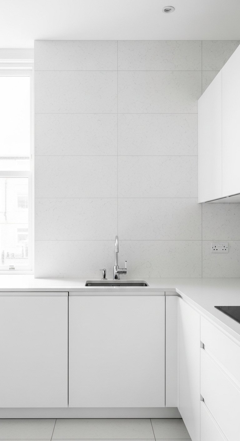 The White Quartz Stone Wall