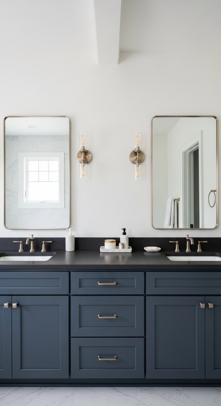 Try a Double Vanity for Shared Bathrooms
