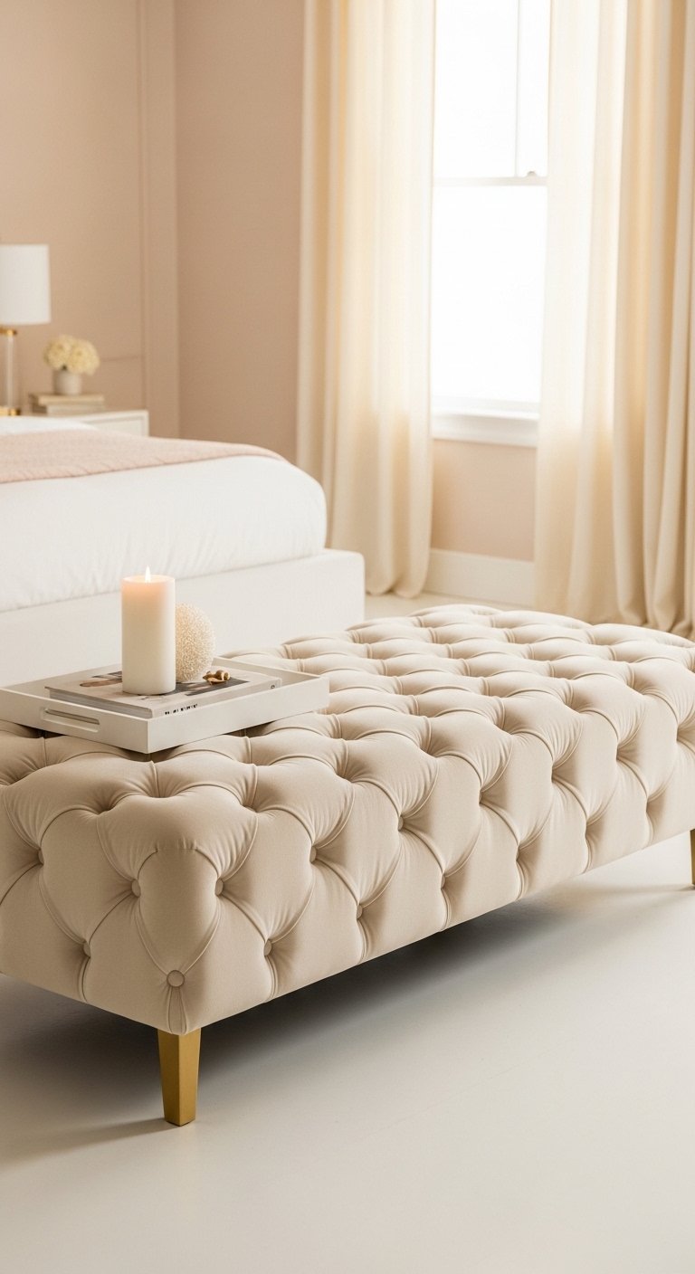 Tufted Ottoman-Style Bench