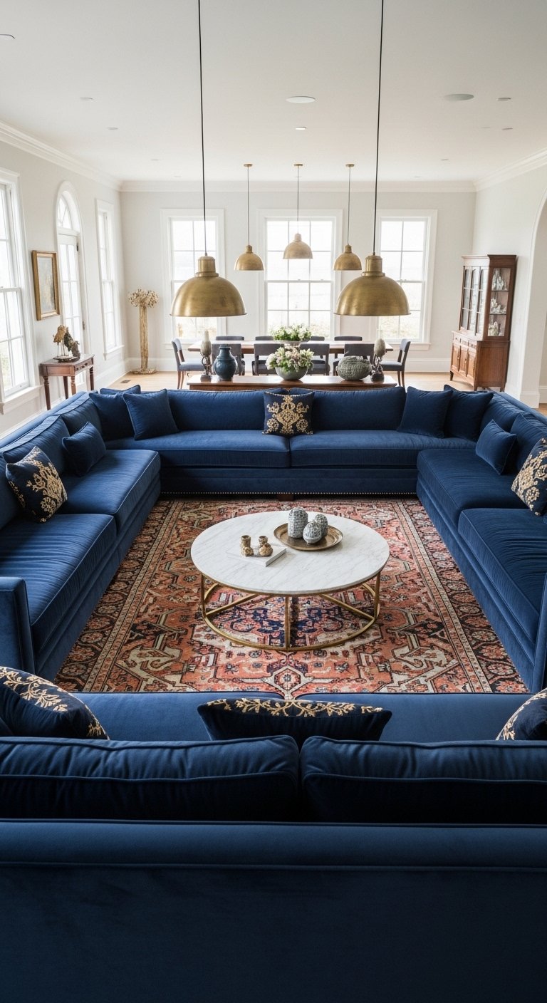 U-Shape Sectional for Large Rooms