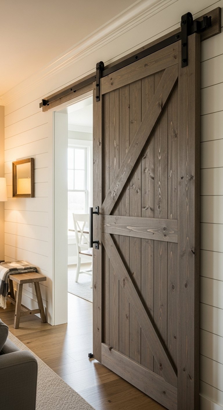 Use Barn Doors as a Design Feature