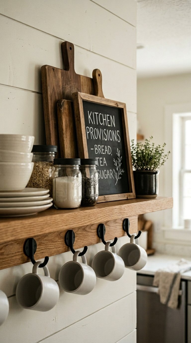 Use Black Accents to Ground the Display